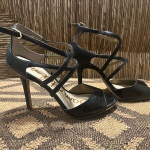 Sam Edelman “Aeryn” Black Strappy Heels - Womens size 10